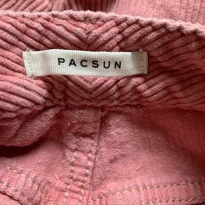 Pink Cordaroy PacSun jeans